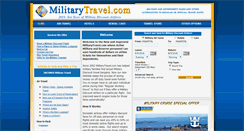 Desktop Screenshot of militarytravel.com