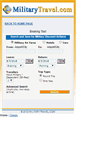 Mobile Screenshot of militarytravel.com